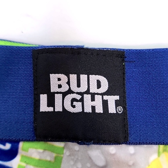 CRAZY BOXER, BUD LIGHT SELTZER GREEN, GREY BLUE COLOR LATGE (L) SIZE, NWOT - Picture 9 of 11